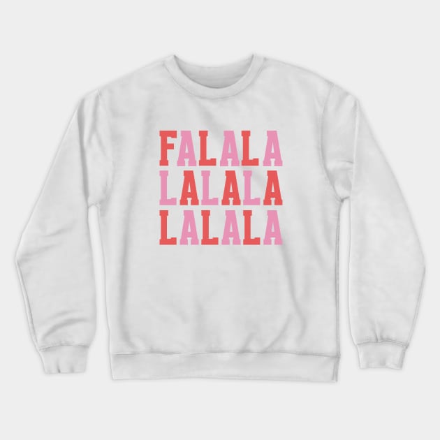 Fa La La Cute Christmas Crewneck Sweatshirt by Asilynn